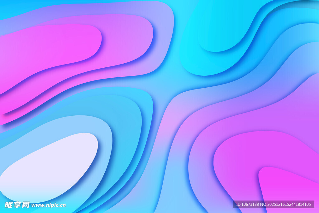 梦幻渐变流体抽象背景图