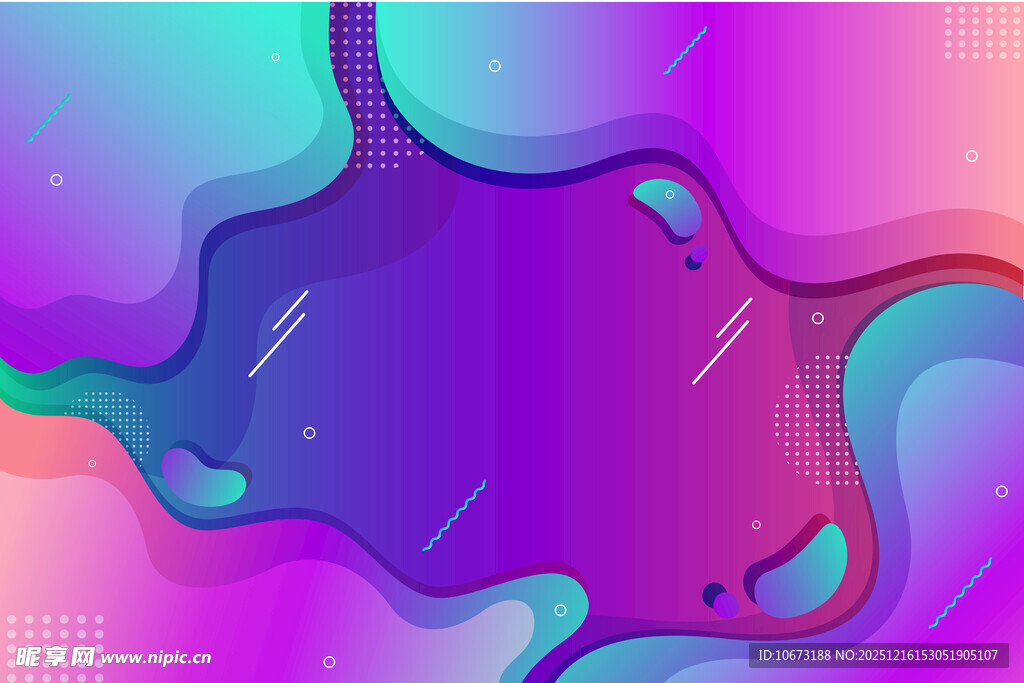 梦幻流体渐变抽象背景图