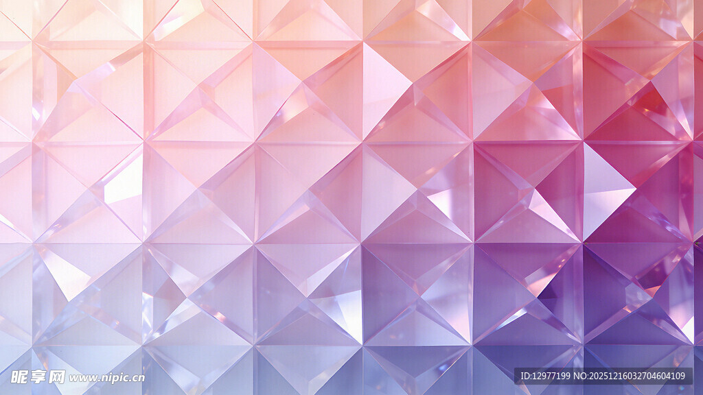 多彩几何多边形背景图案