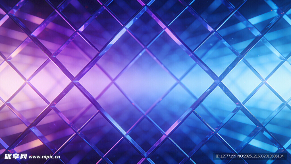 炫彩几何灯光背景图案