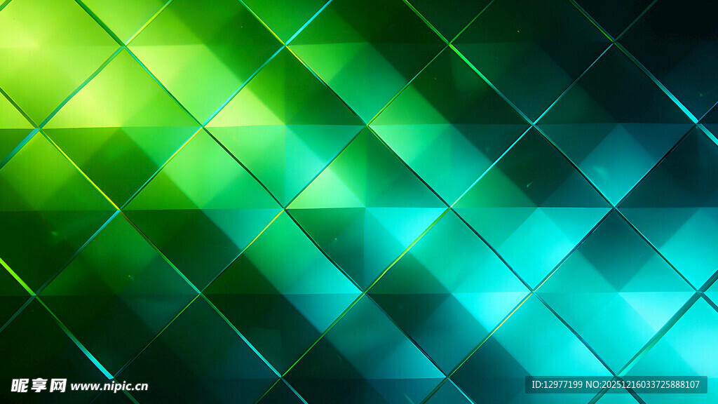 炫彩渐变几何背景图案