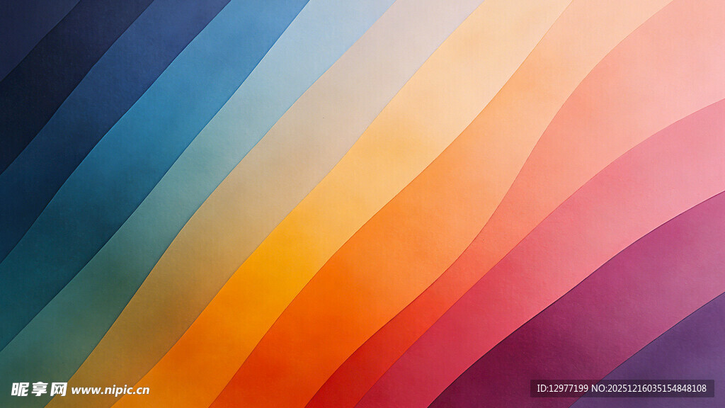 多彩渐变抽象几何背景图