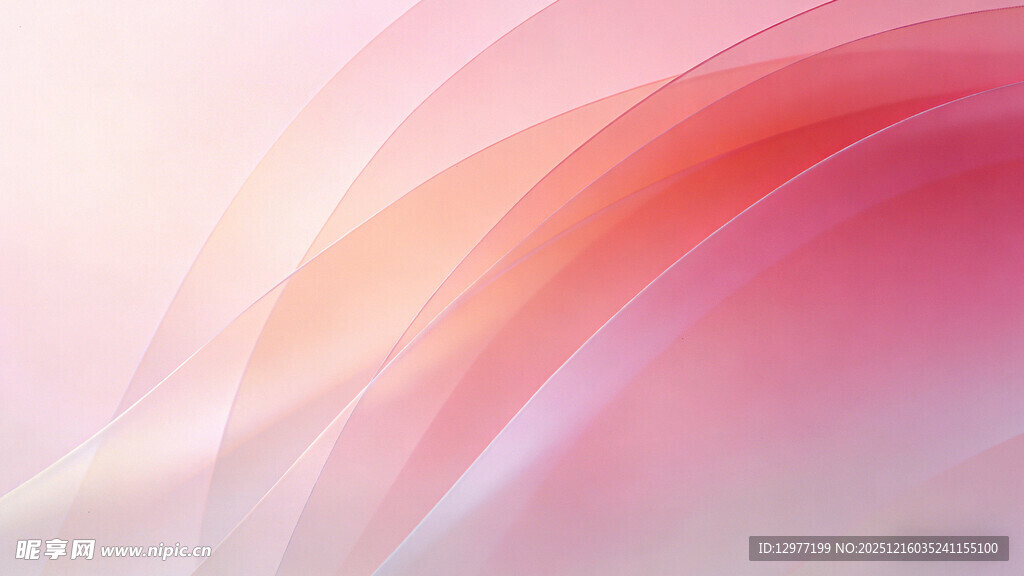 梦幻渐变粉色抽象背景图