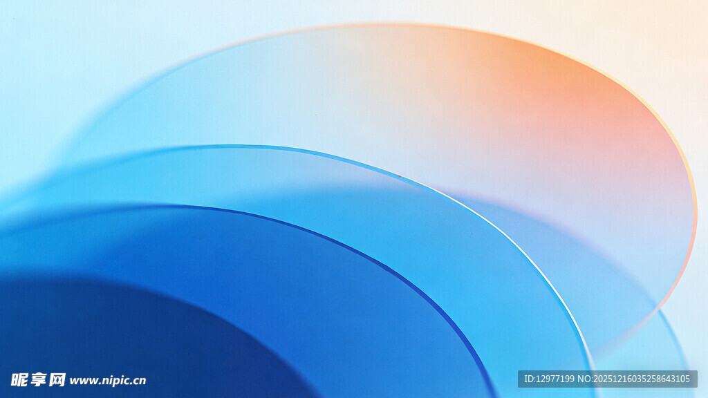 渐变蓝色系抽象背景图案