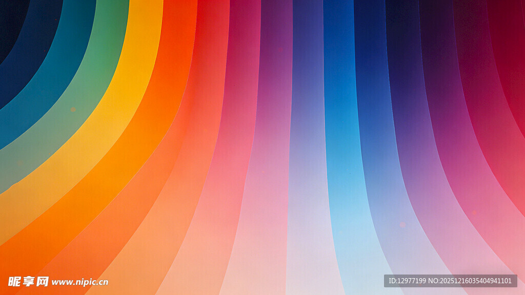 多彩渐变条纹背景图