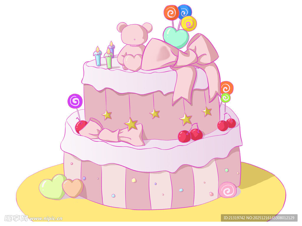 蛋糕插画