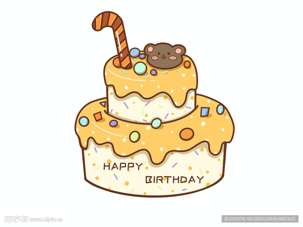 卡通生日蛋糕