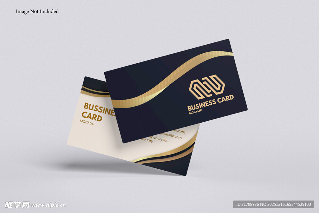 高端黑金商务名片设计