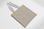 浅米色简约手提帆布袋