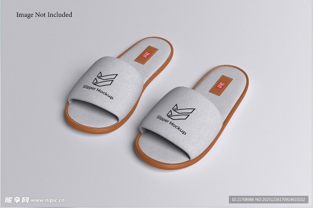 简约时尚白色平底拖鞋