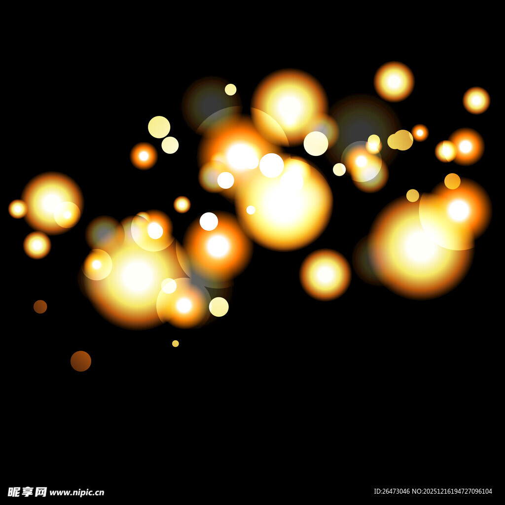 金色光斑背景