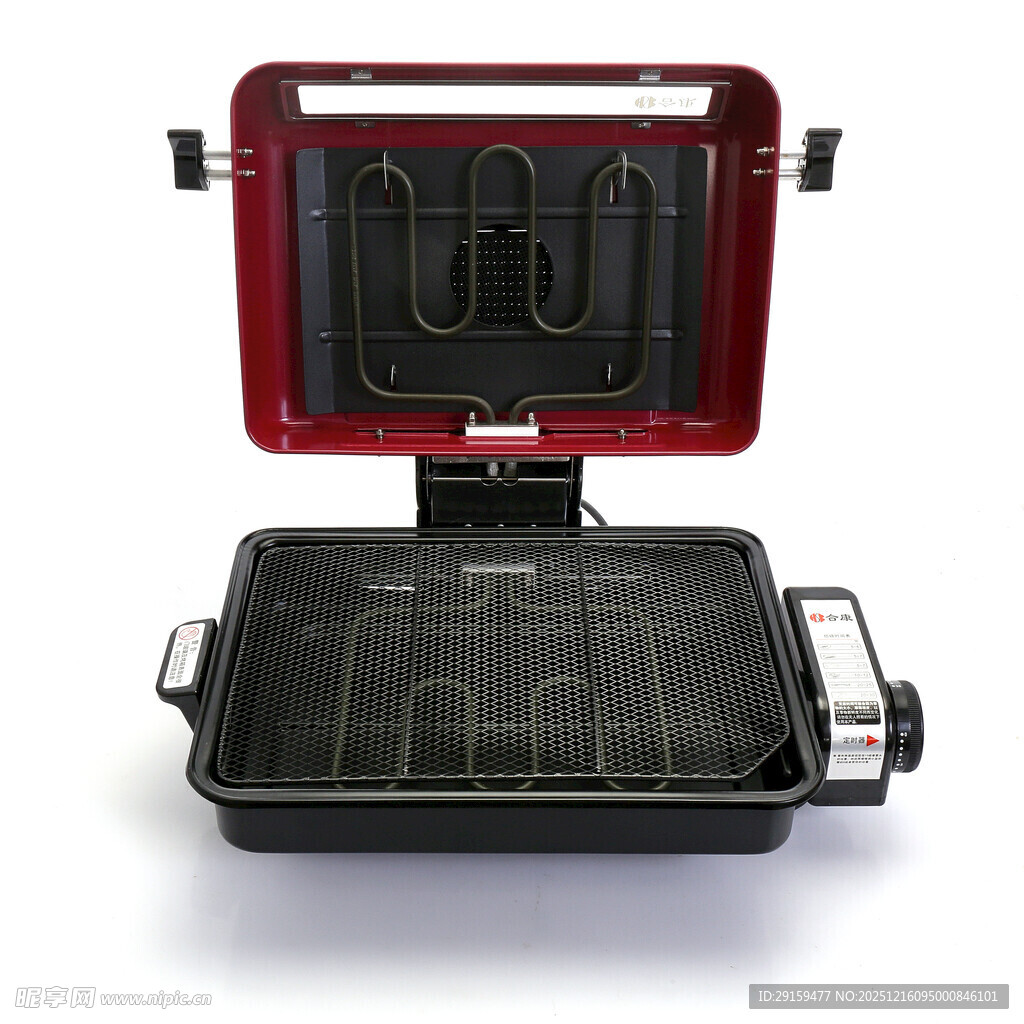 红色多功能电烤盘