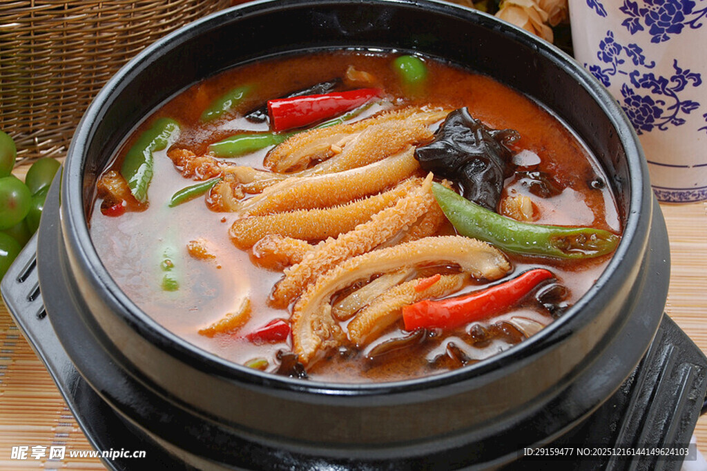 韩式海鲜年糕火锅
