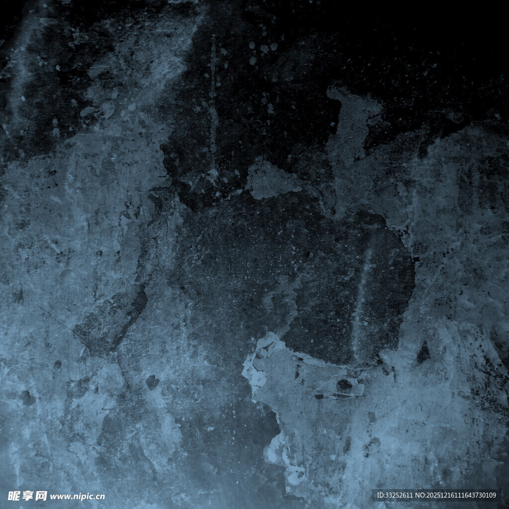 灰蓝色斑驳墙面纹理图