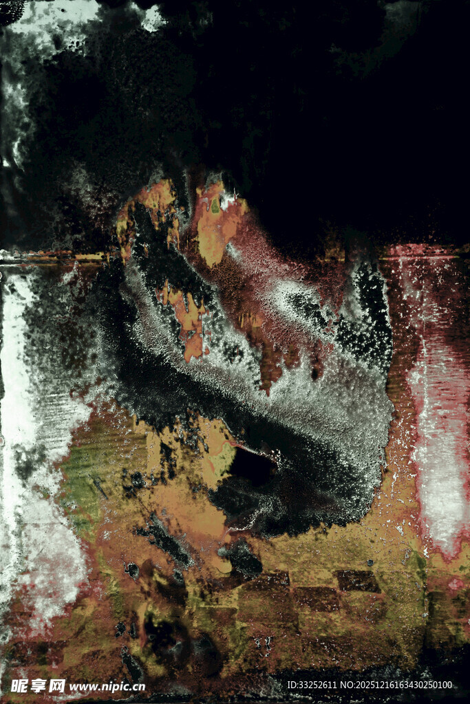 抽象艺术画作展示