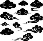 中式传统云纹图案集合