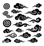 中式传统云纹图案集合