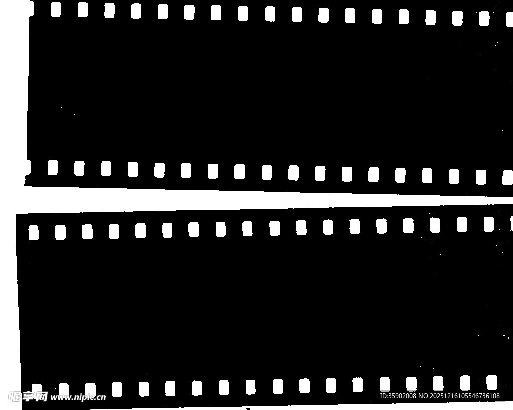 黑色胶片条纹背景图案