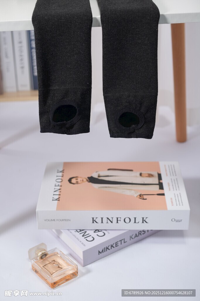 时尚踏脚保暖裤裤脚展示