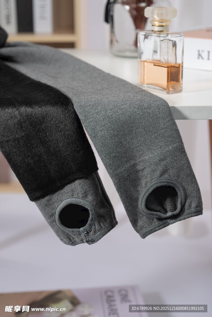 羊毛裤袜裤脚展示