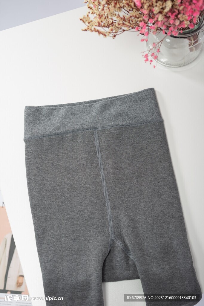 灰色紧身裤展示