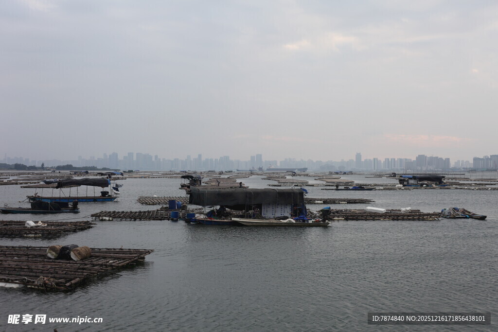 水上建筑群 宁静景致
