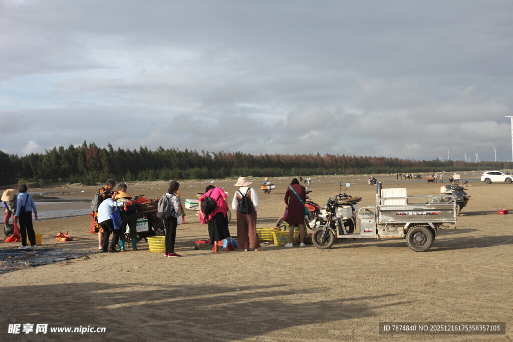 户外人群聚集活动场景