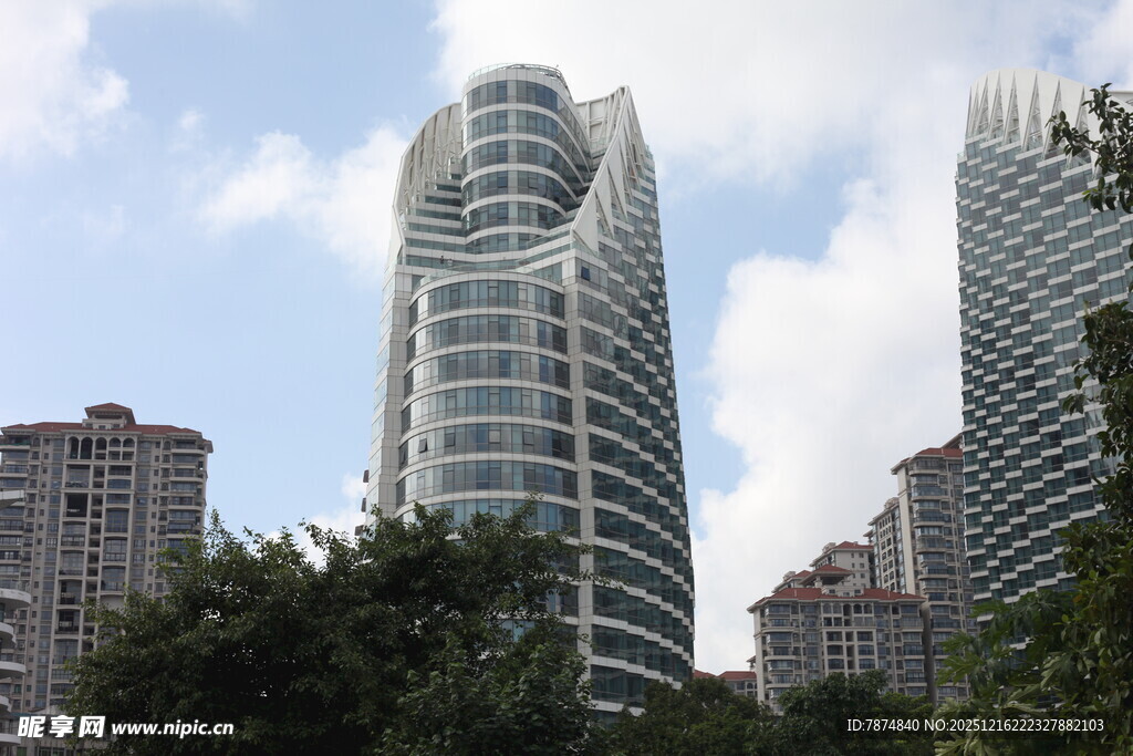 现代都市摩天大楼景观