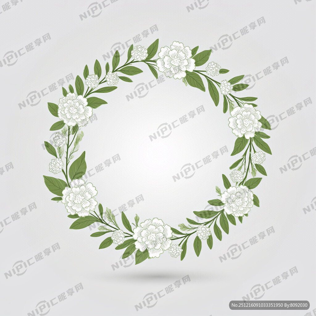 瑞士雪绒花花环