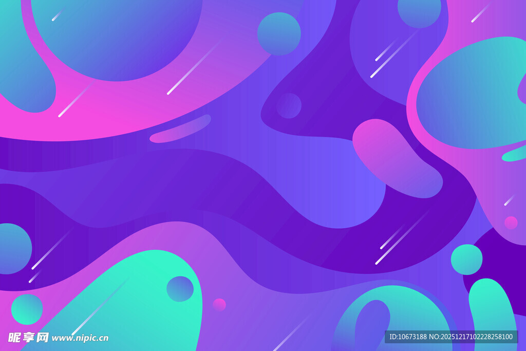 梦幻流体渐变抽象背景图