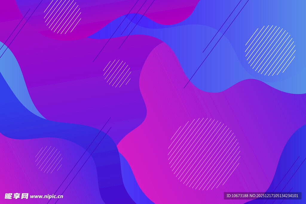 梦幻渐变流体抽象背景图