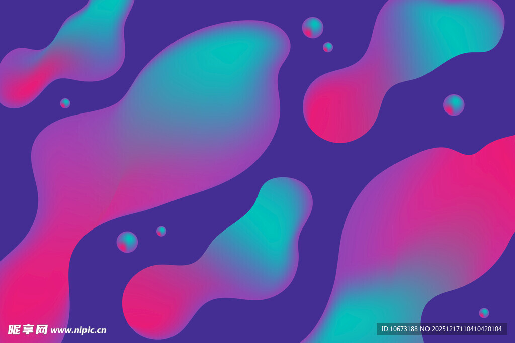 梦幻渐变流体图案背景