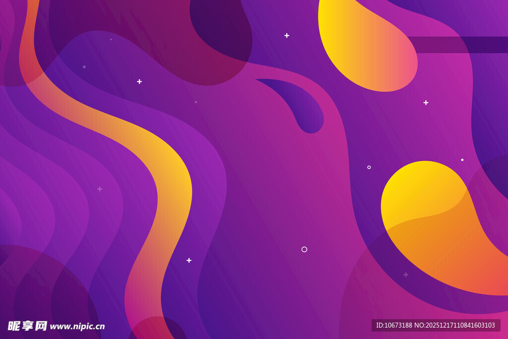 梦幻流体渐变抽象背景图