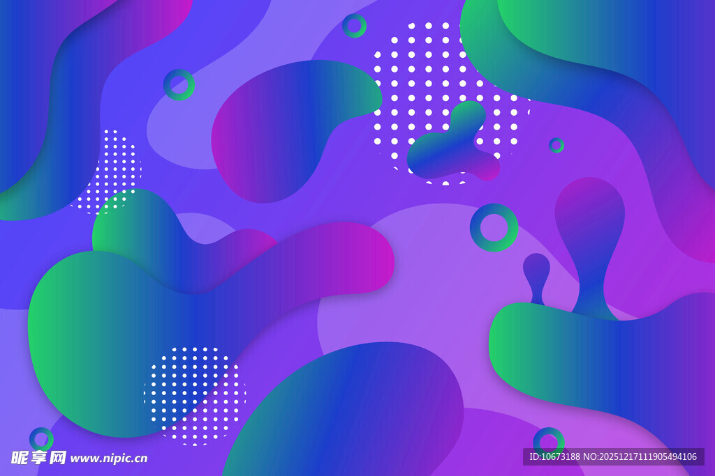 梦幻流体渐变抽象背景图