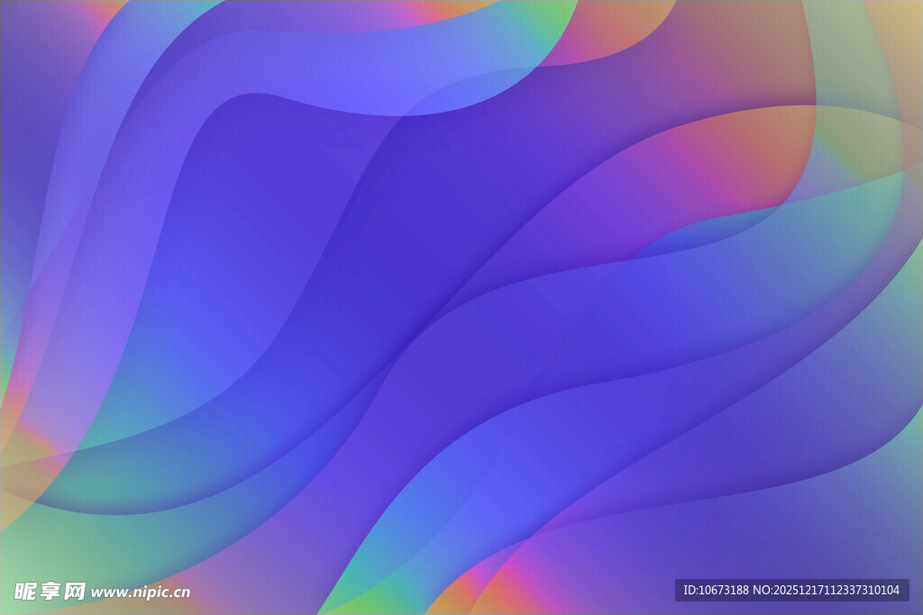 梦幻渐变流体抽象背景图