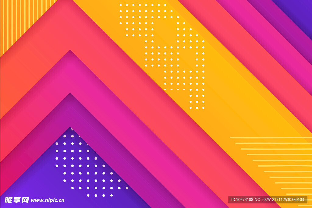 多彩几何拼接背景图案