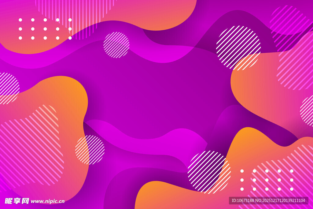 梦幻渐变流体抽象背景图