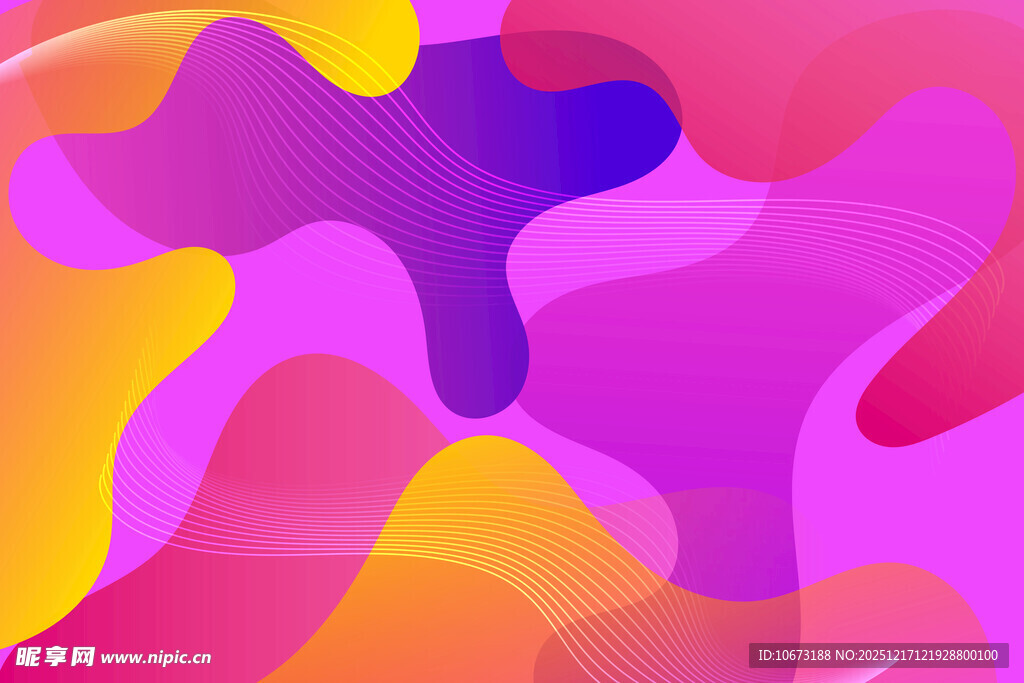 多彩流体渐变抽象背景图