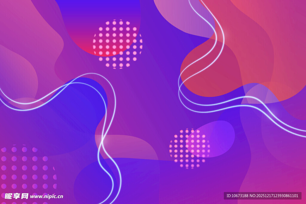 梦幻渐变流体抽象背景图