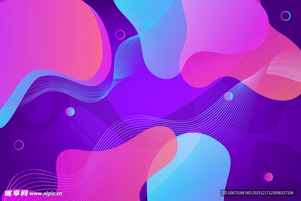 梦幻流体渐变抽象背景图