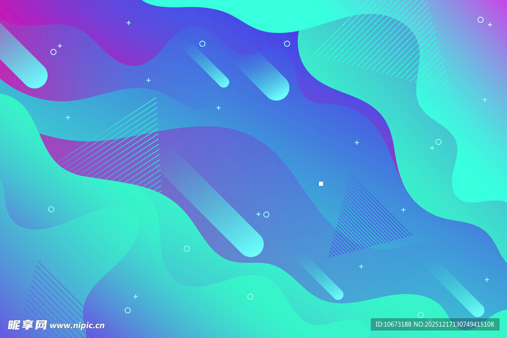 梦幻流体渐变抽象背景图