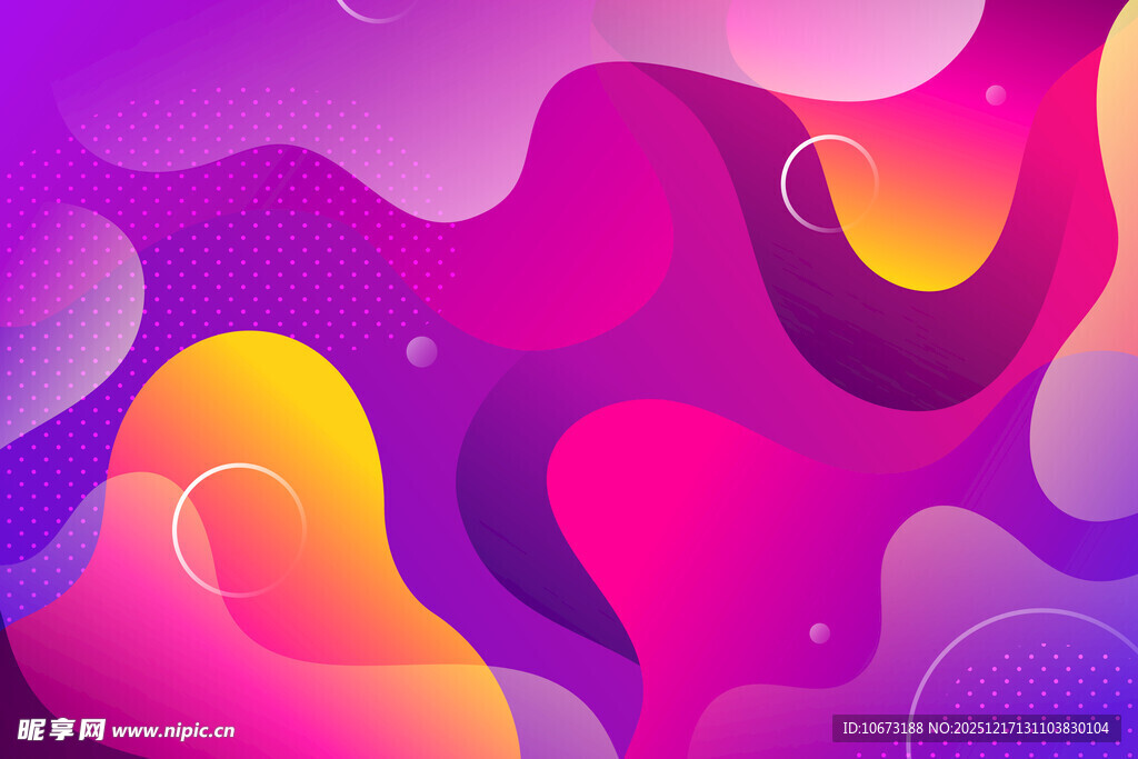 梦幻流体渐变抽象背景图