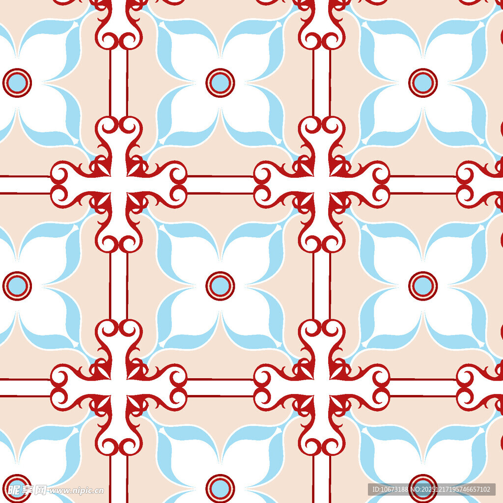 复古几何花纹图案设计