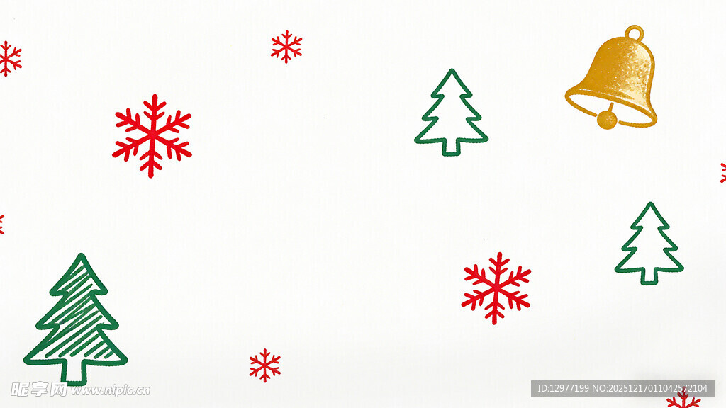 圣诞装饰元素图案