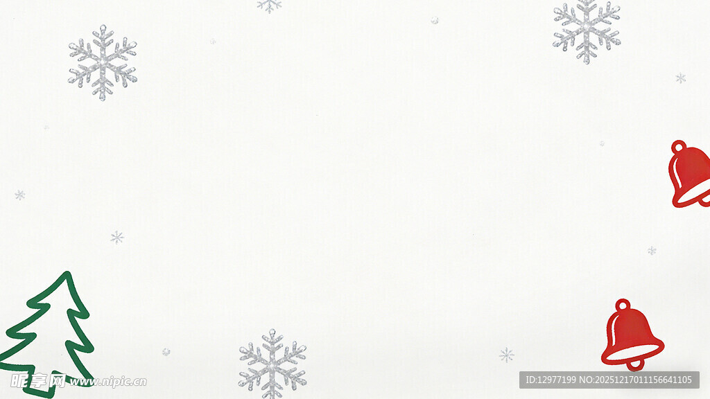 圣诞装饰元素背景图