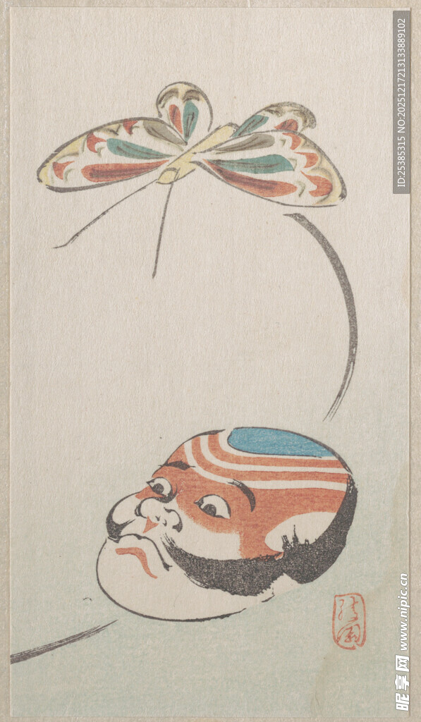 传统风筝与泥玩具画面