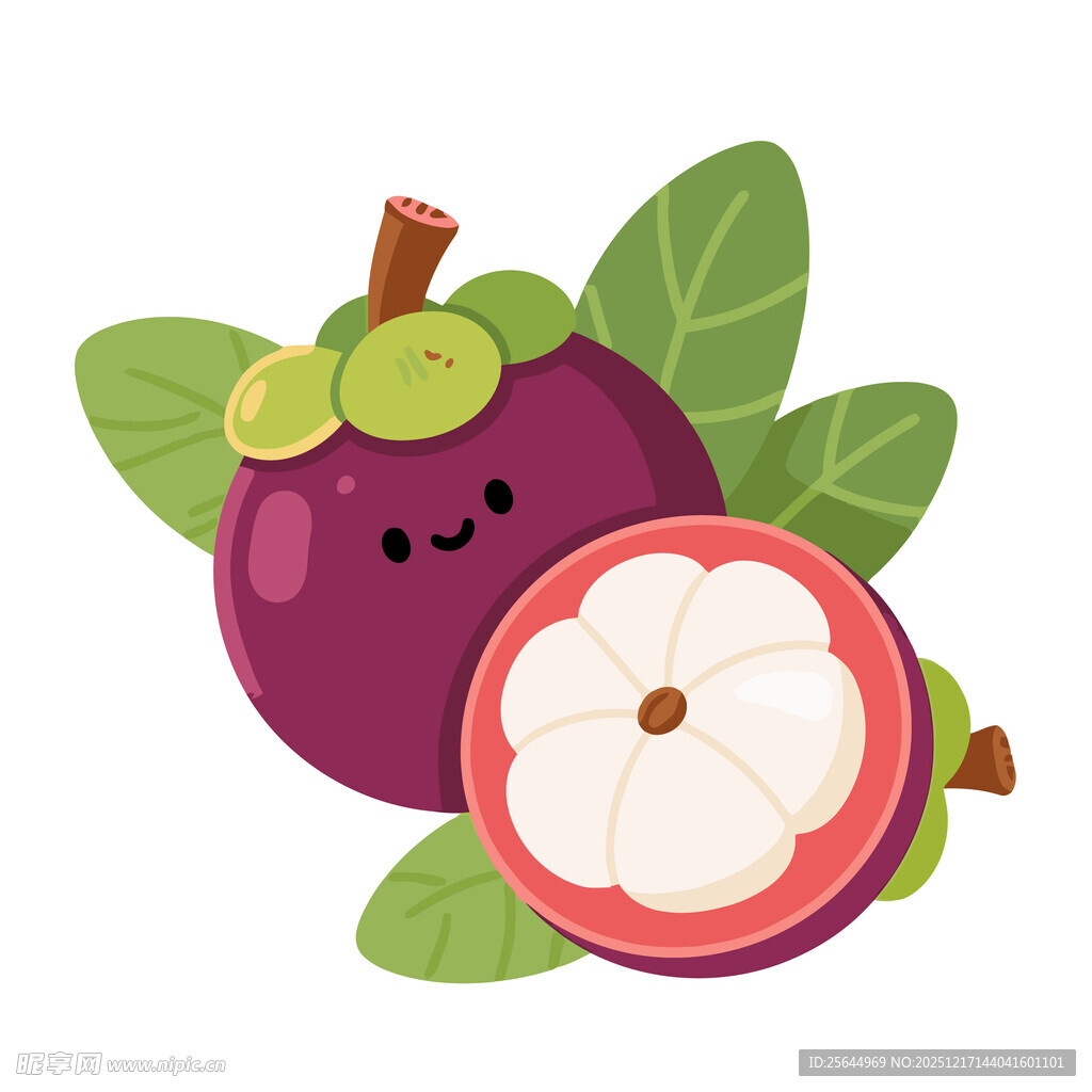 可爱卡通山竹插画