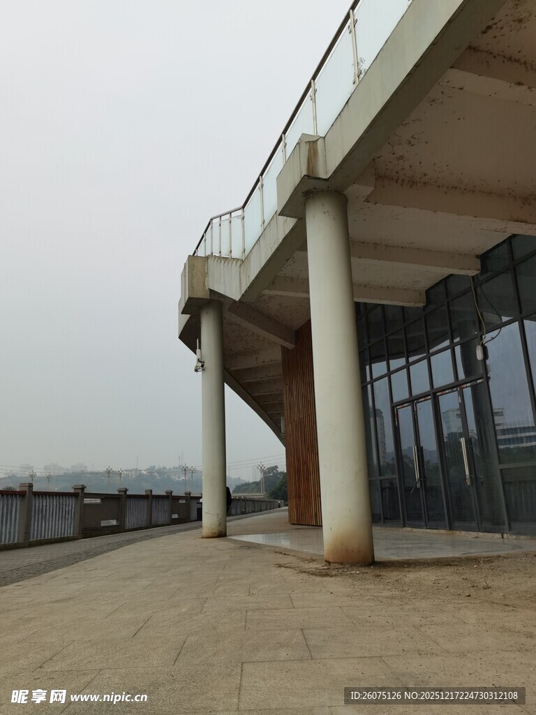 现代建筑户外观景平台