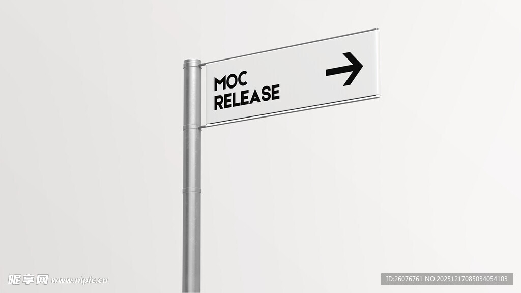 导向牌样机图片