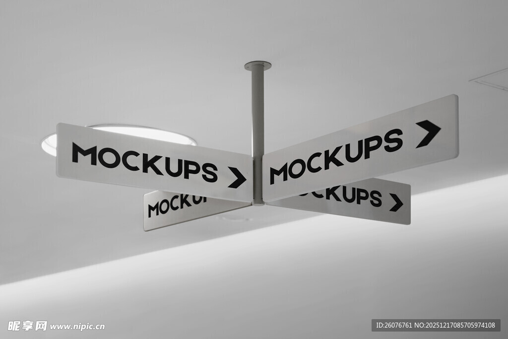 导向牌样机图片